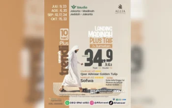 Umroh 10 Hari Jakarta Trendi Plus September Oktober 2026