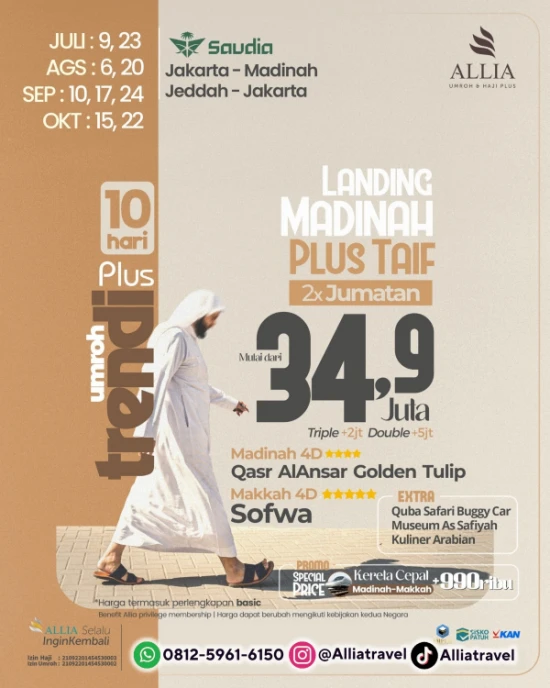 paket umroh keberangkatan dari surabaya