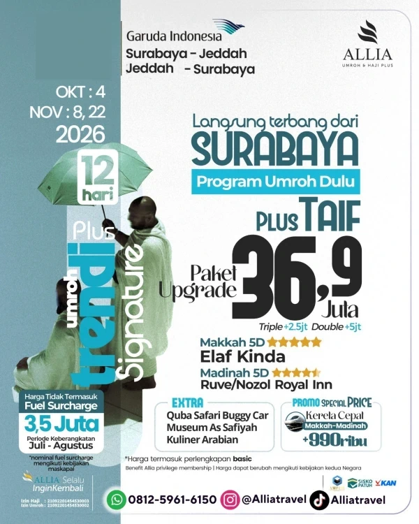 paket umroh keberangkatan dari surabaya
