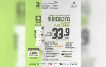 Umroh Trendi Plus 9 Hari Surabaya 19 September 2026