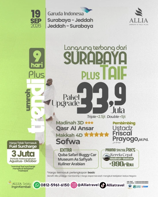 paket umroh keberangkatan dari surabaya