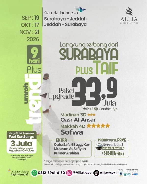 paket umroh keberangkatan dari surabaya